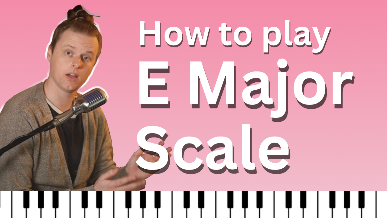 how to play E major scale